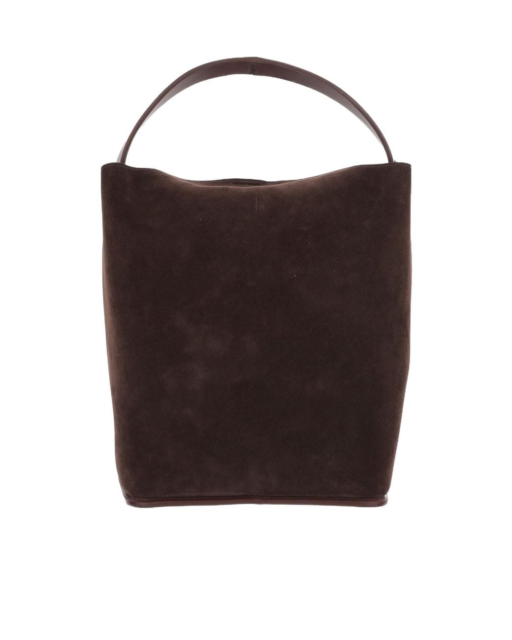 Jil Sander Black Suede Shoulder Bag