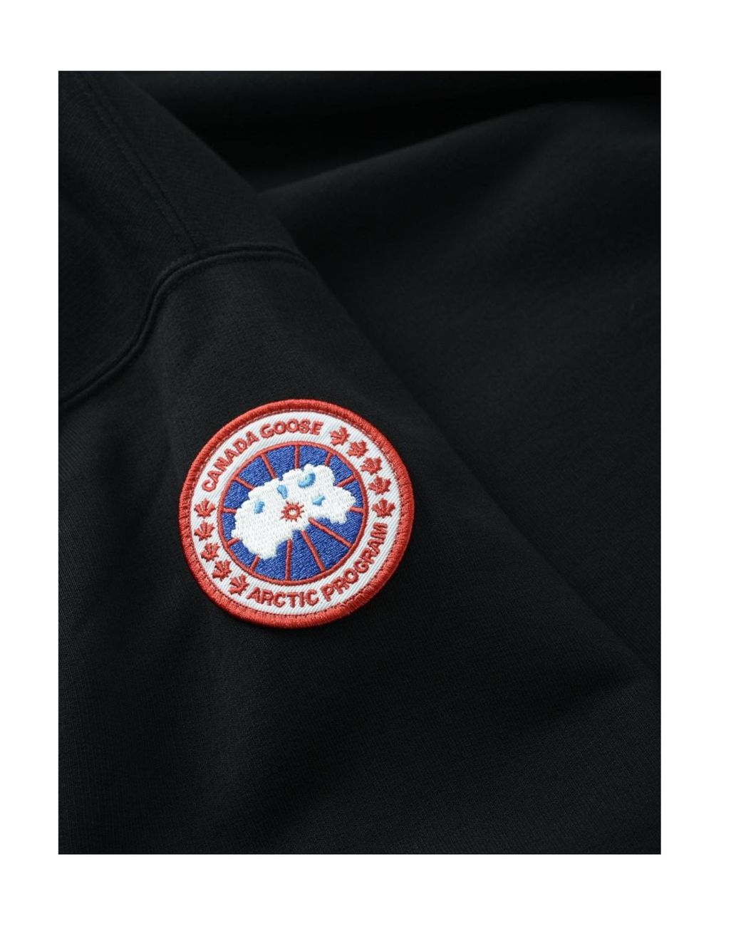 Canada Goose Black Rove Drawstring Hoodie for men