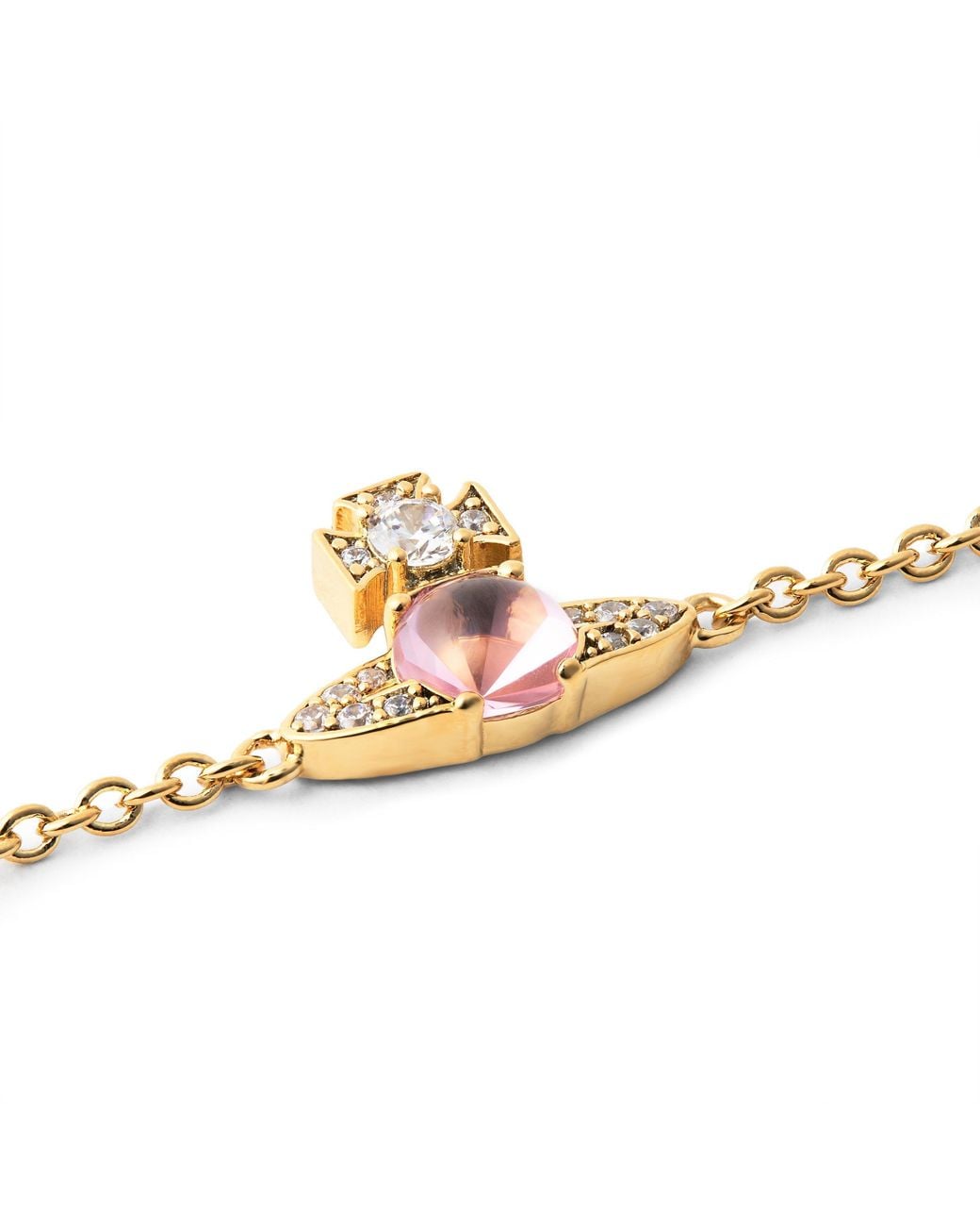 Vivienne Westwood Metallic Shaped Goldtone Bracelet