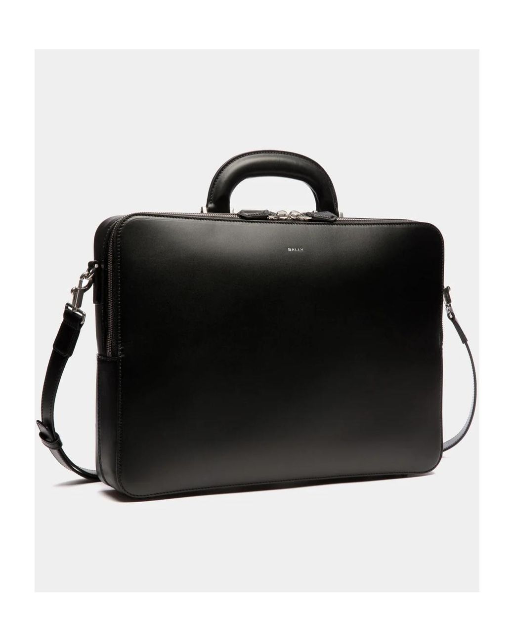 Bally Black Logo Shoulder Bag for men