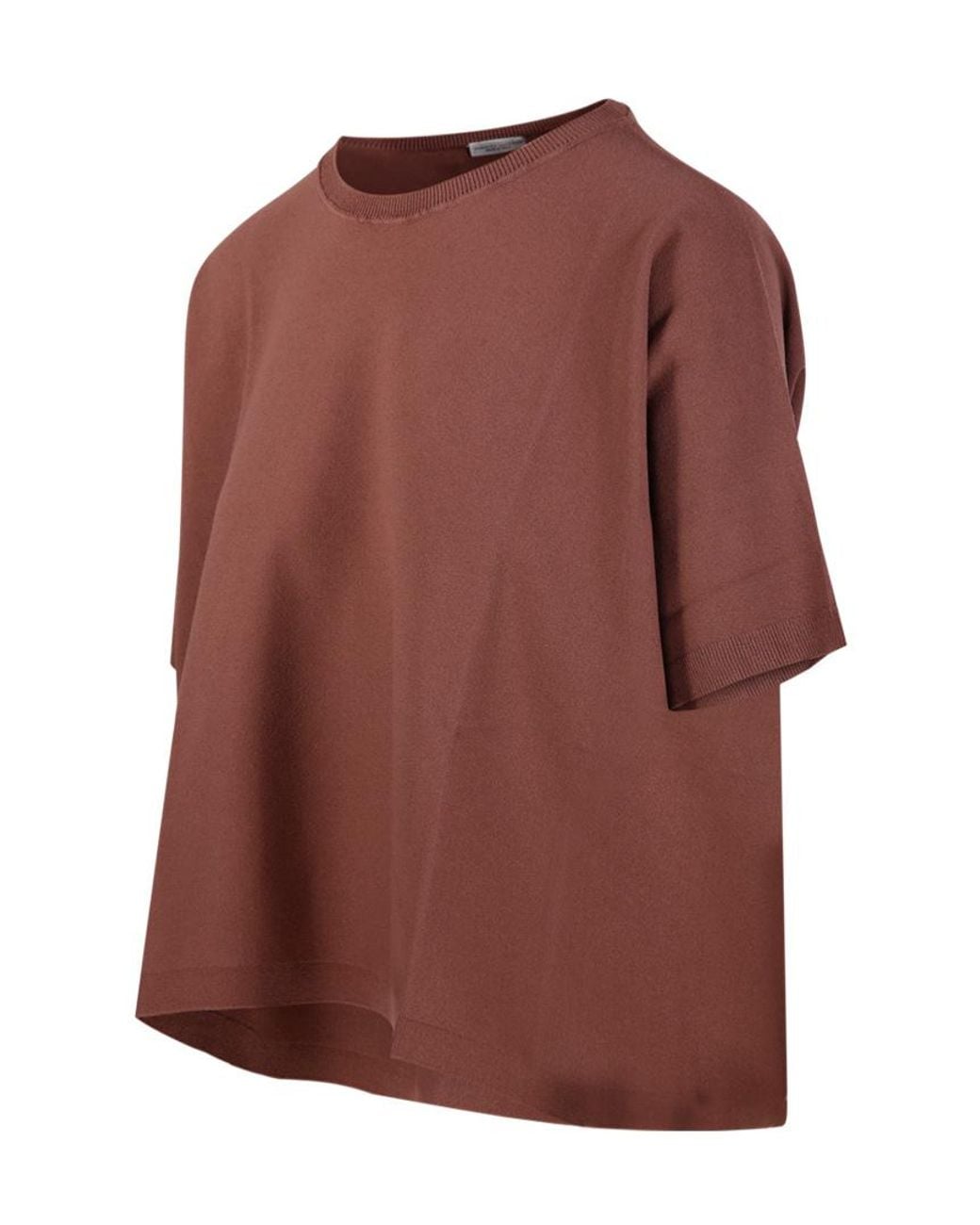 Roberto Collina Brown Oversized T-Shirt