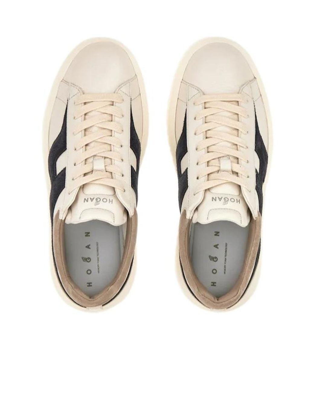 Hogan White Sneakers Leather for men