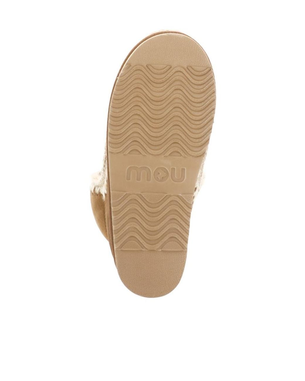 Mou Brown Logo-Patch Whipstitch-Detail Boots