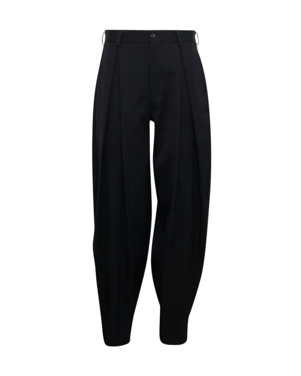Comme des Garçons Black High-Waisted Trousers for men