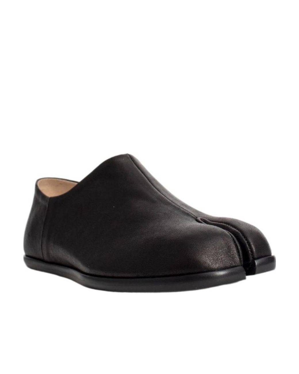 Maison Margiela Black Tabi Slip-On Loafers