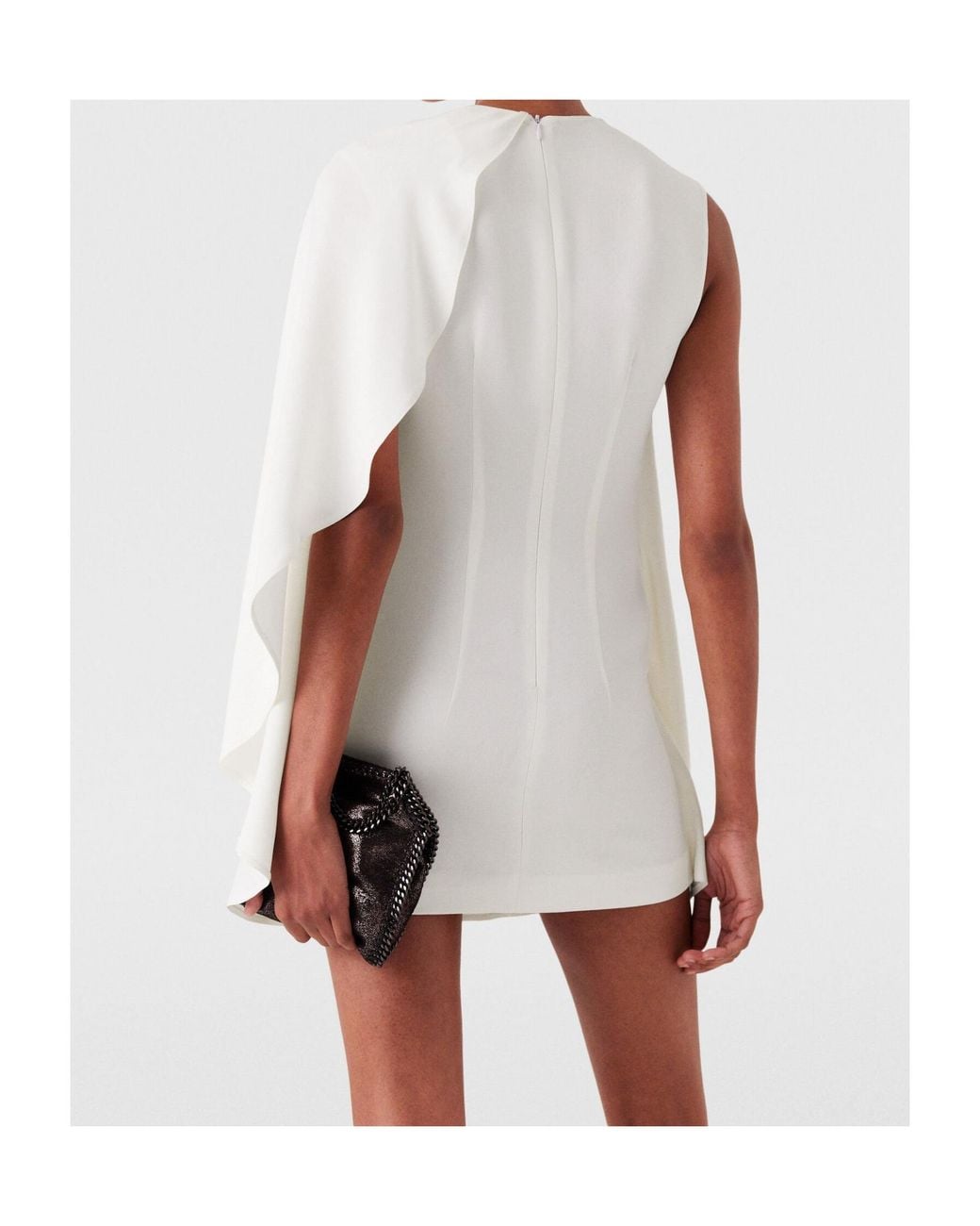 Stella McCartney White One-Sleeve Mini Dress