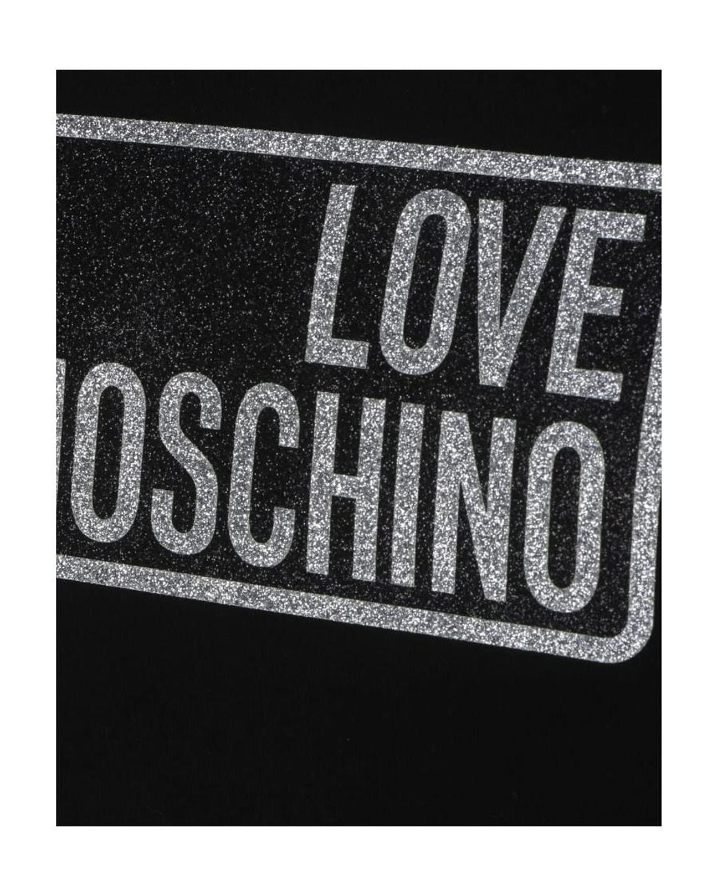 Moschino Black Logo-Print Sweatshirt