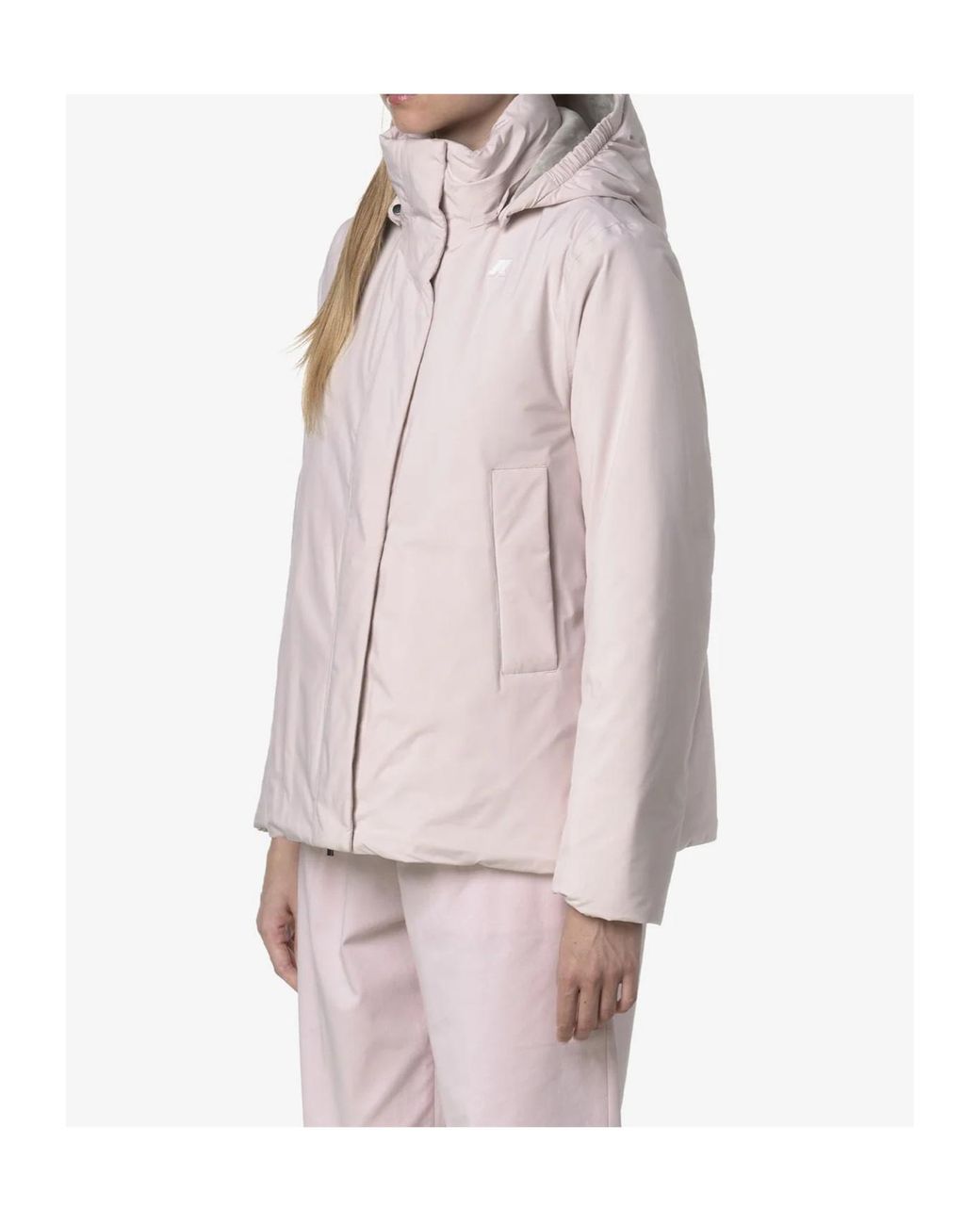 K-Way Pink Marlette Soft Touch Waterproof Jacket