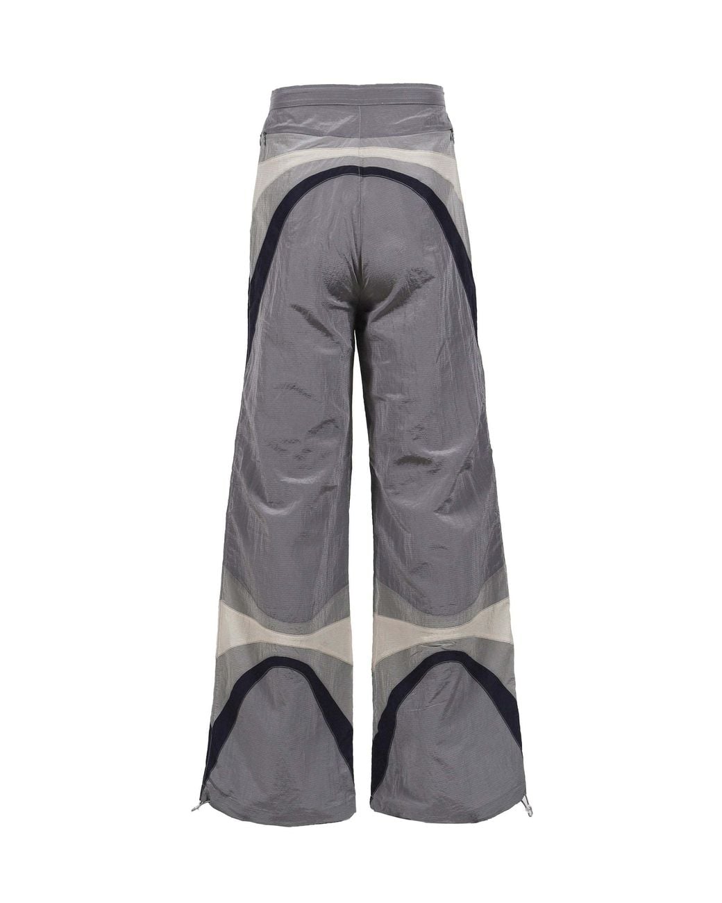 ERL Gray Patterned Wide-Leg Pants for men