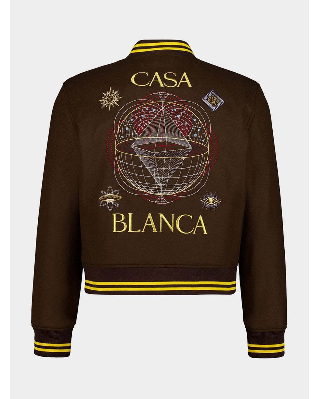 Casablanca Brown Embroideredpatch Mini Skirt