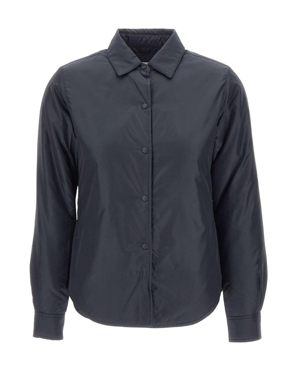 Aspesi Blue Glue Padded Overshirt Jacket