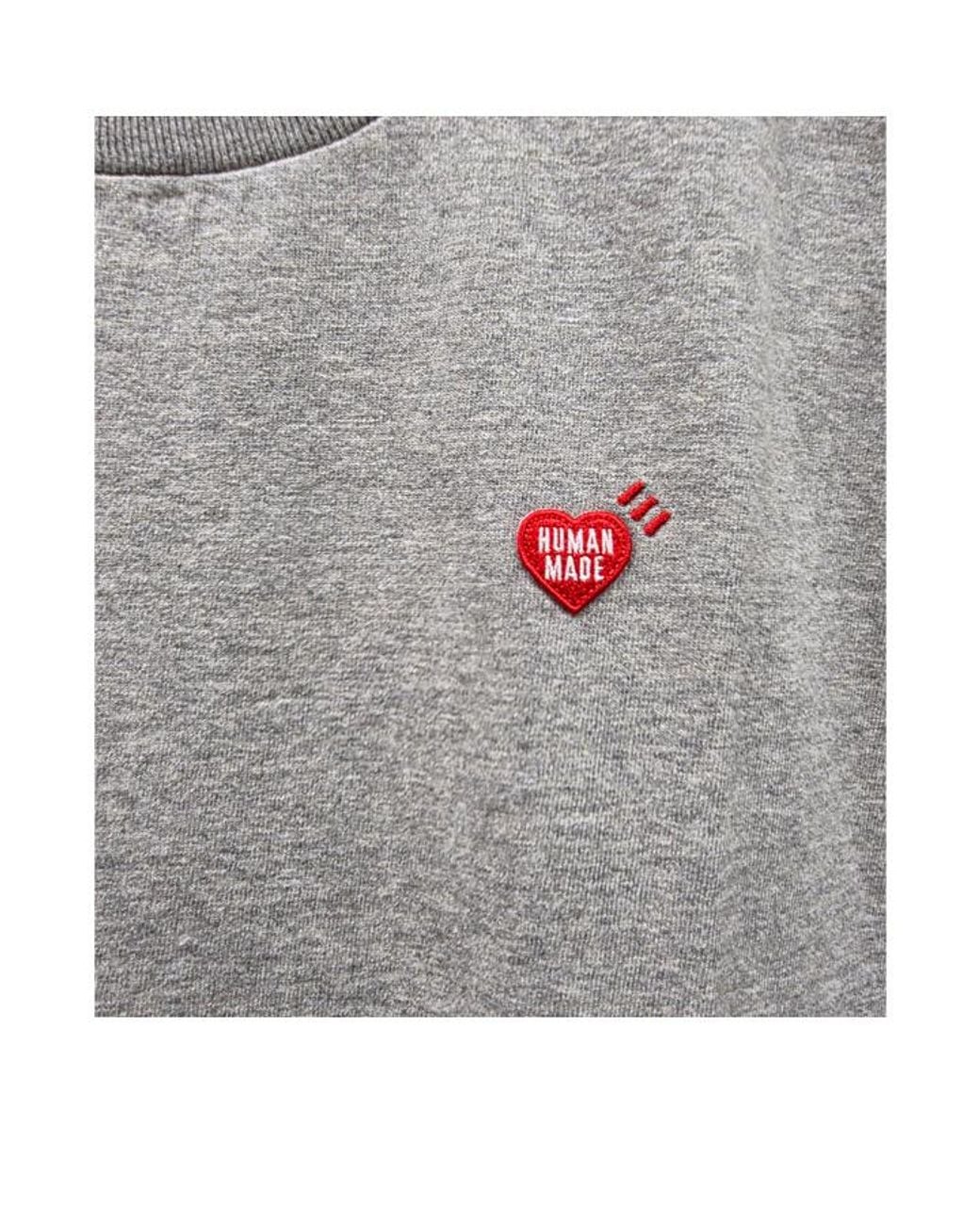 Human Made Gray Short-Sleeved T-Shirt for men
