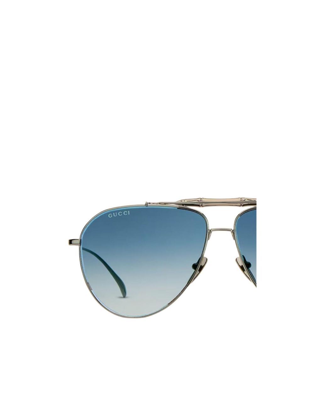 Gucci Blue Pilot Sunglasses for men