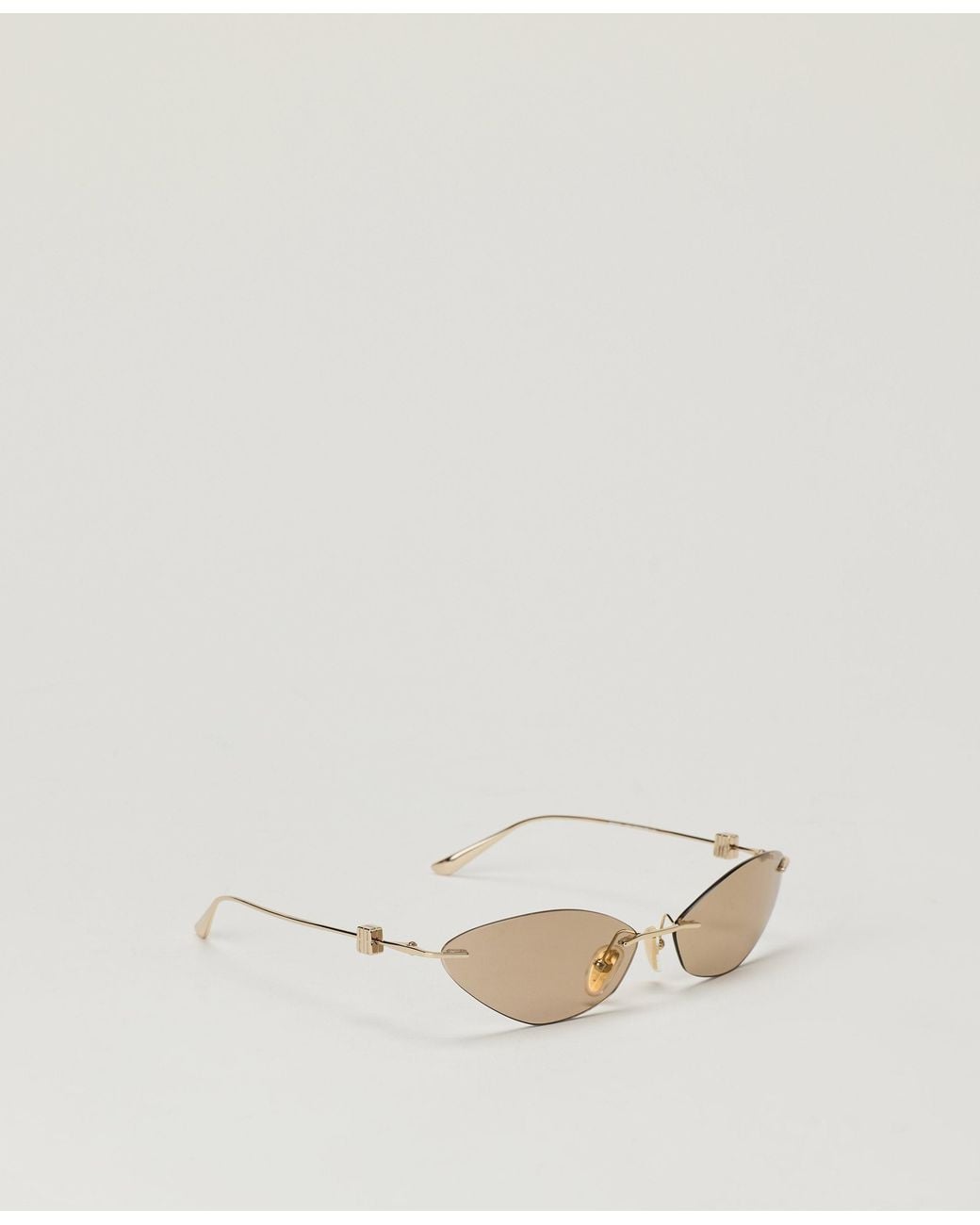 Balenciaga Natural Cat-Eye Sunglasses
