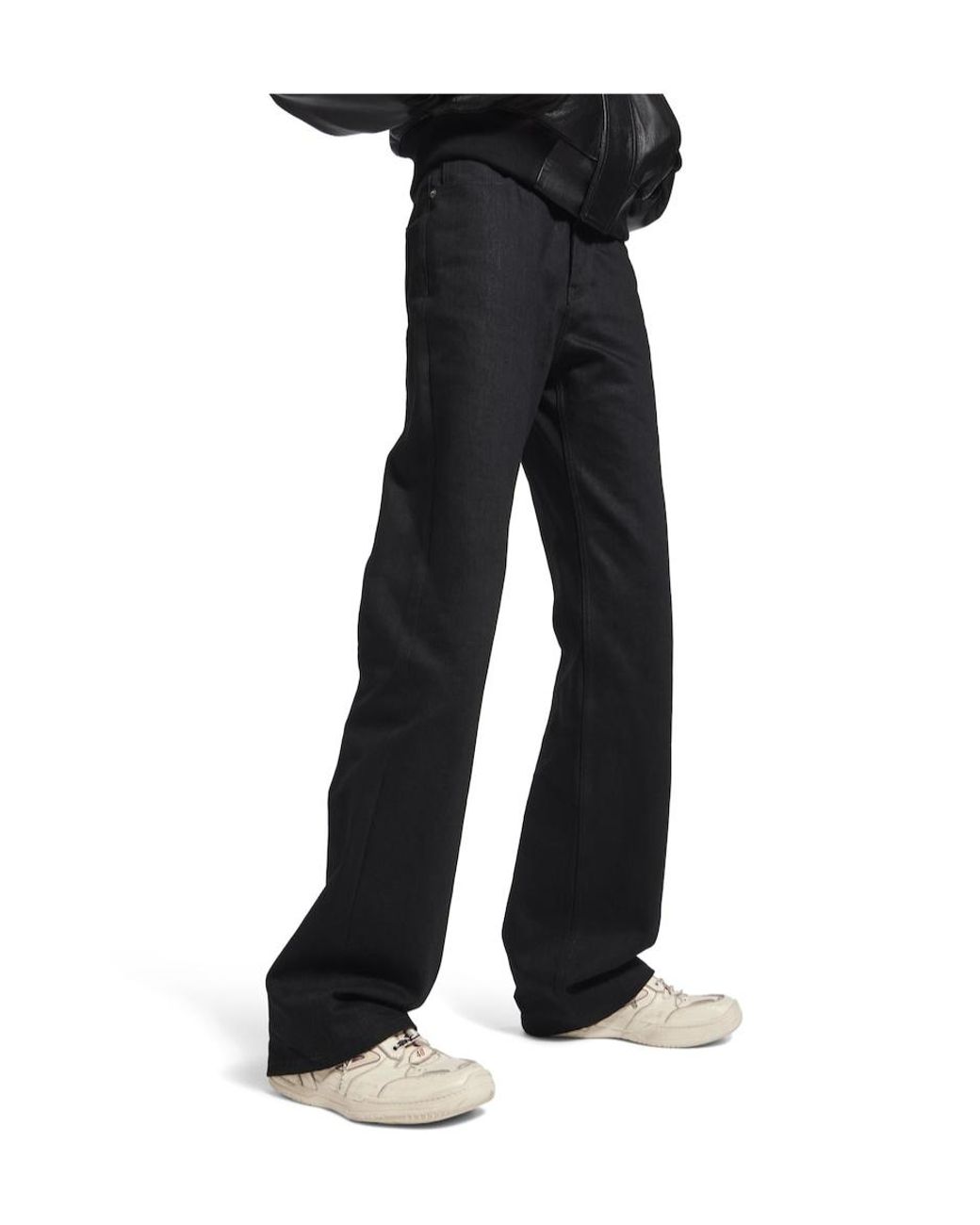 Balenciaga Black Straight-Leg Jeans