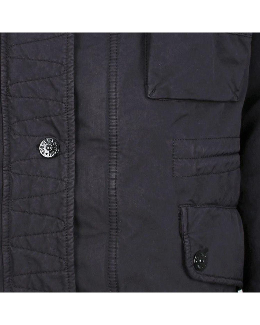Stone Island Blue David-Tc Parka Coat for men