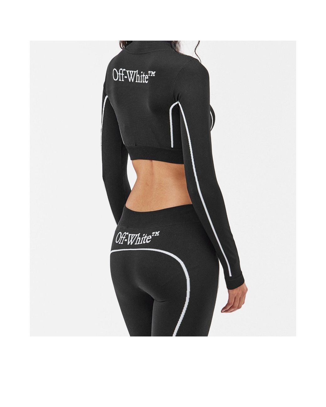 Off-White c/o Virgil Abloh Black Long-Sleeved T-Shirt