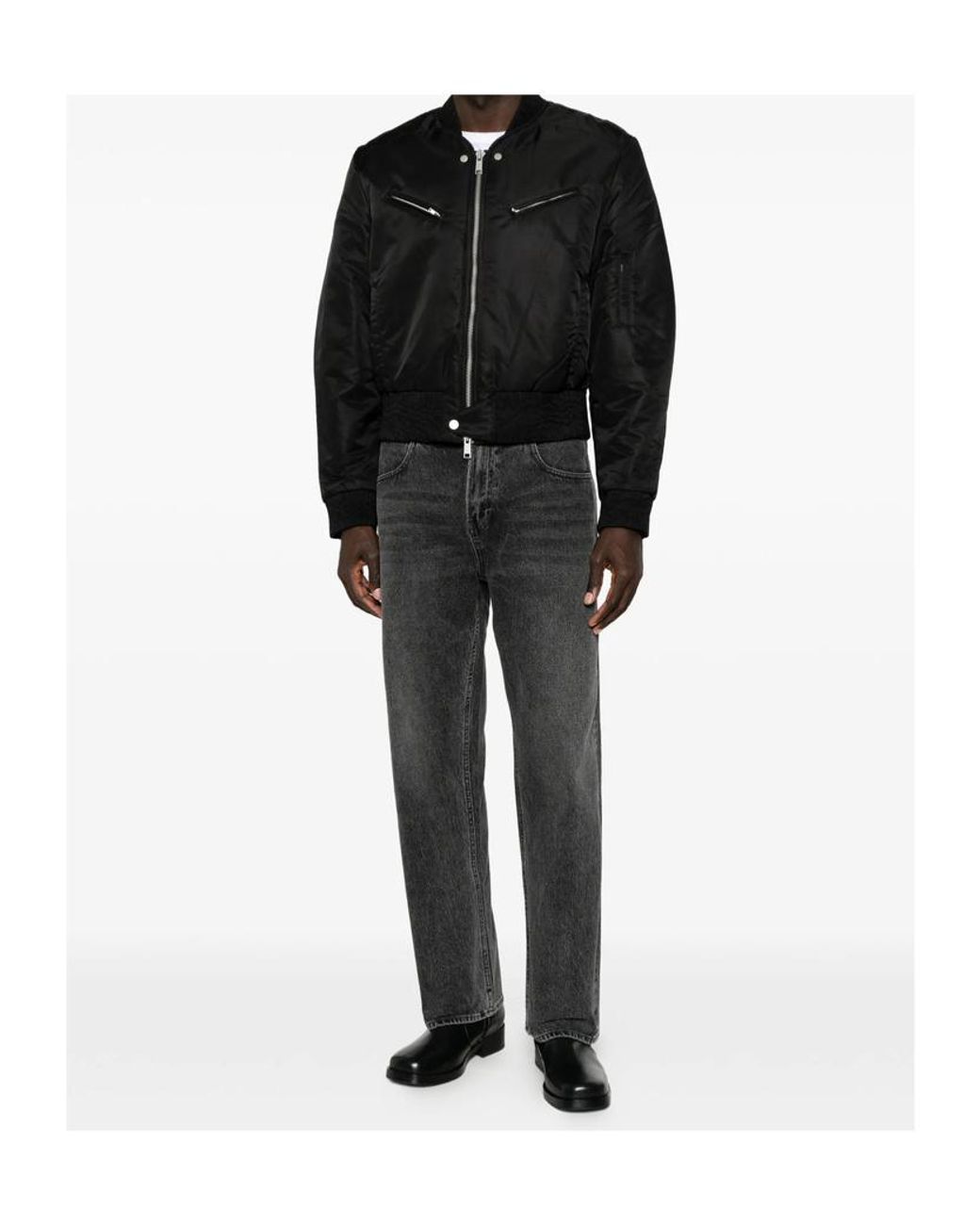 Entire studios Gray Seth Faded-Effect Jeans for men