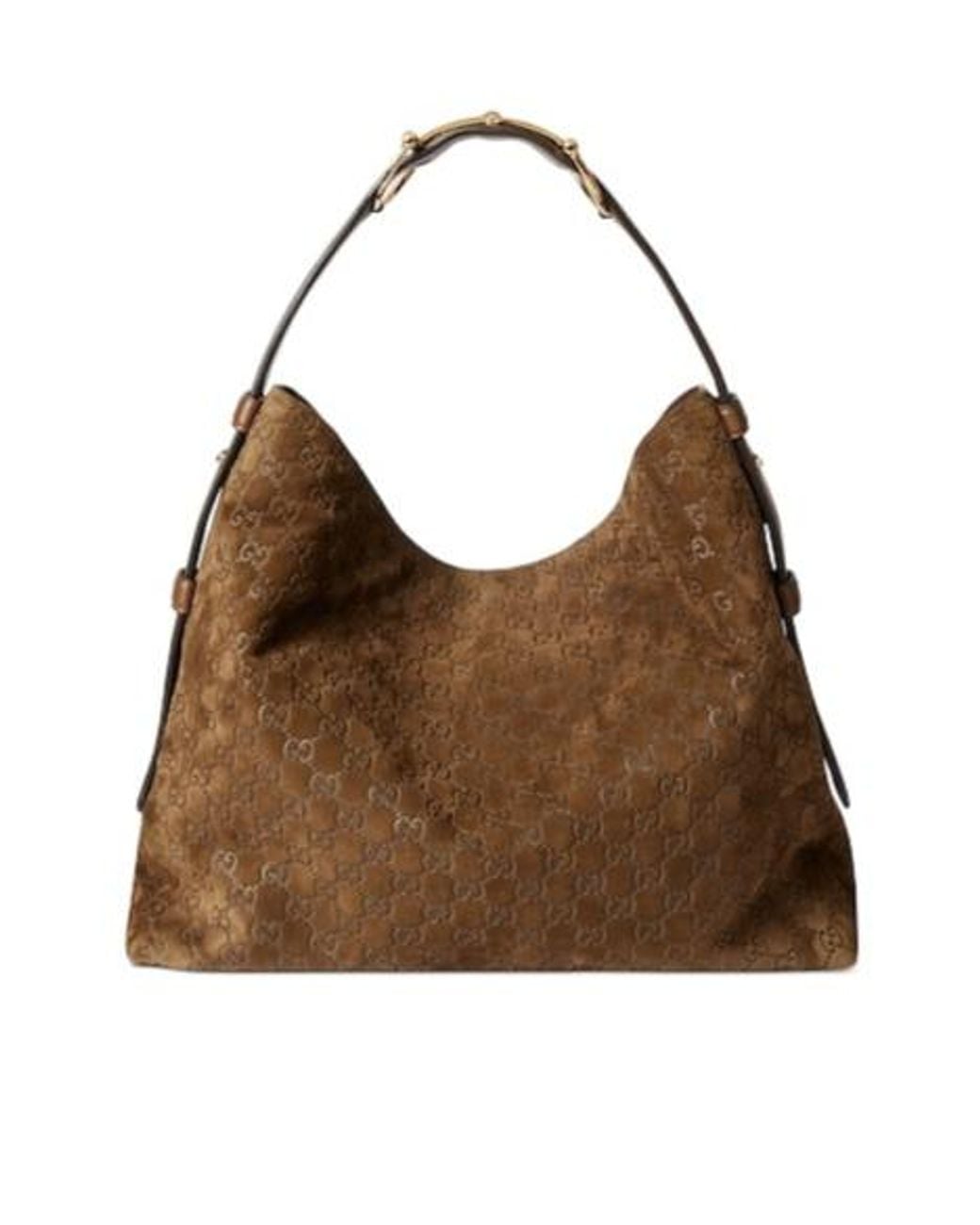 Gucci Brown Beatrix Large Tote Bag, Suede