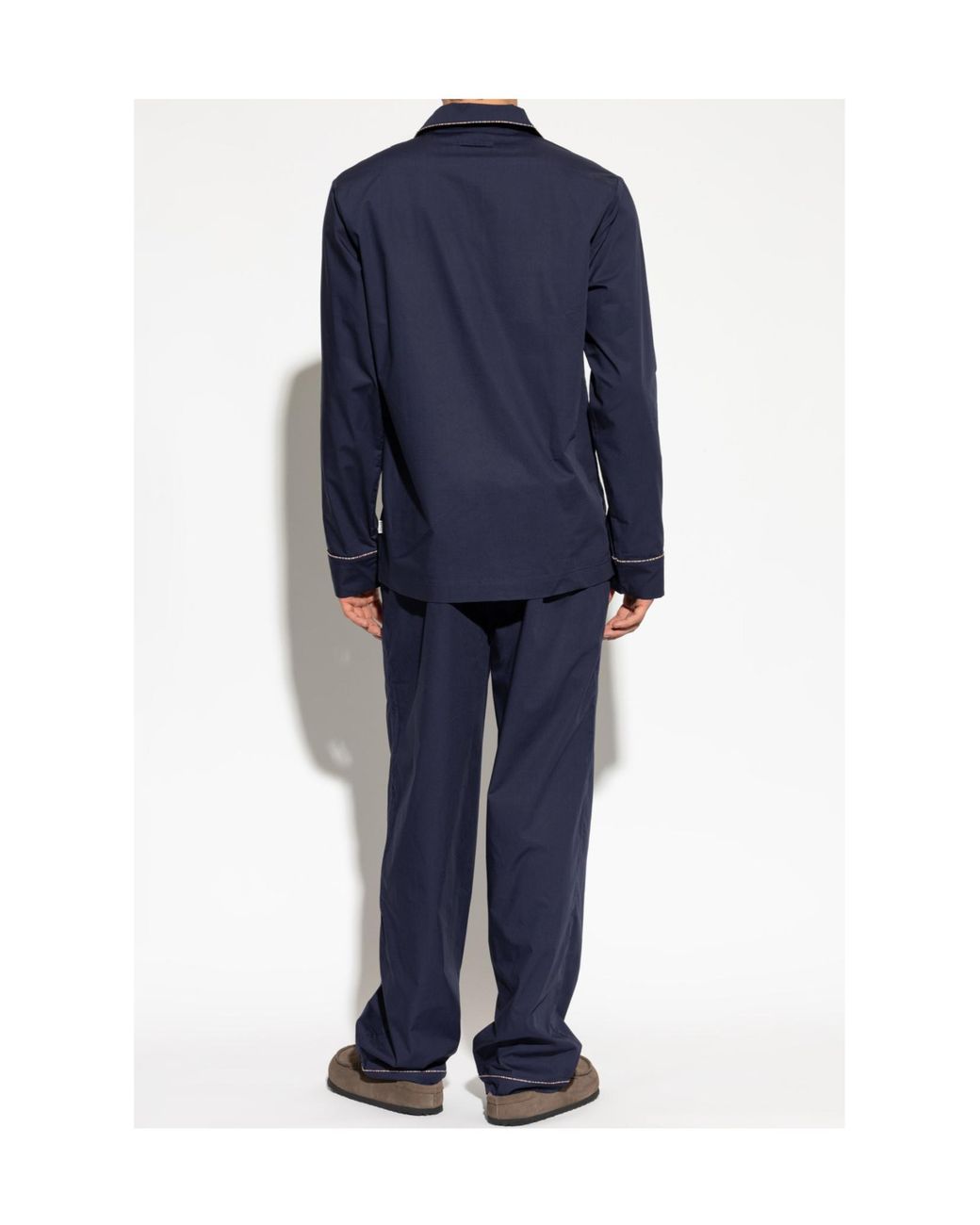 Paul Smith Blue Contrast Piped Pyjamas for men