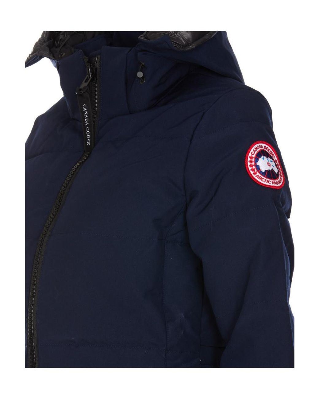 Canada Goose Blue Chelsea Front-Zip Hooded Parka