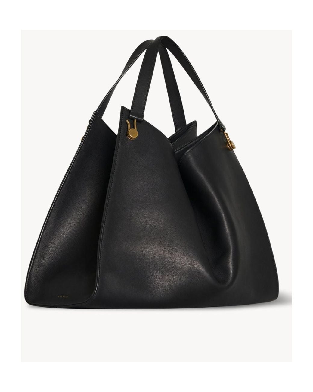 The Row Black Alexia Leather Handbag