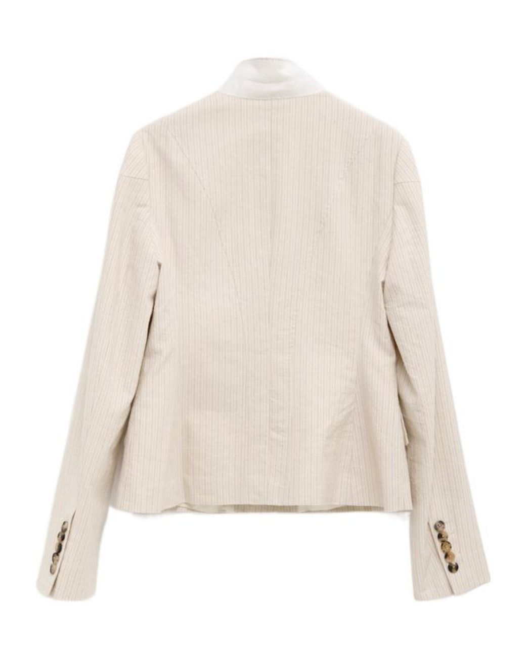 Dries Van Noten White Single-Breasted Jacket