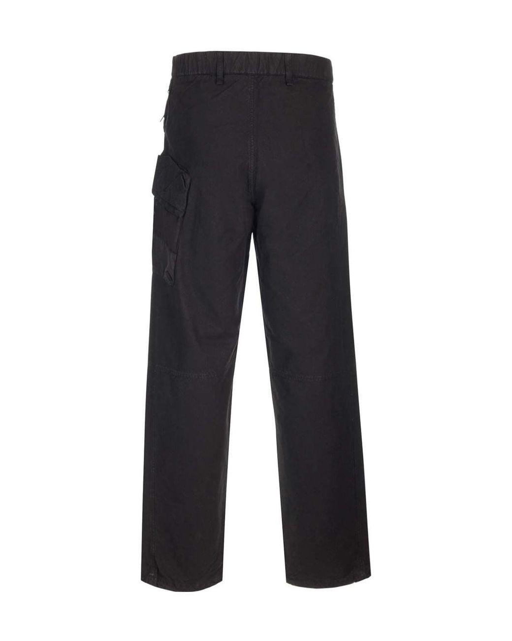 C P Company Blue Belted Straight Leg Pants for men