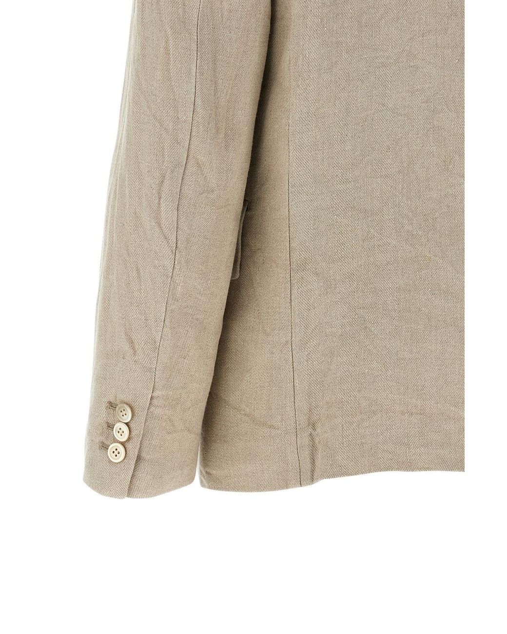 Comme des Garçons Natural Comme Des Garçons Lace Detailed Jacket