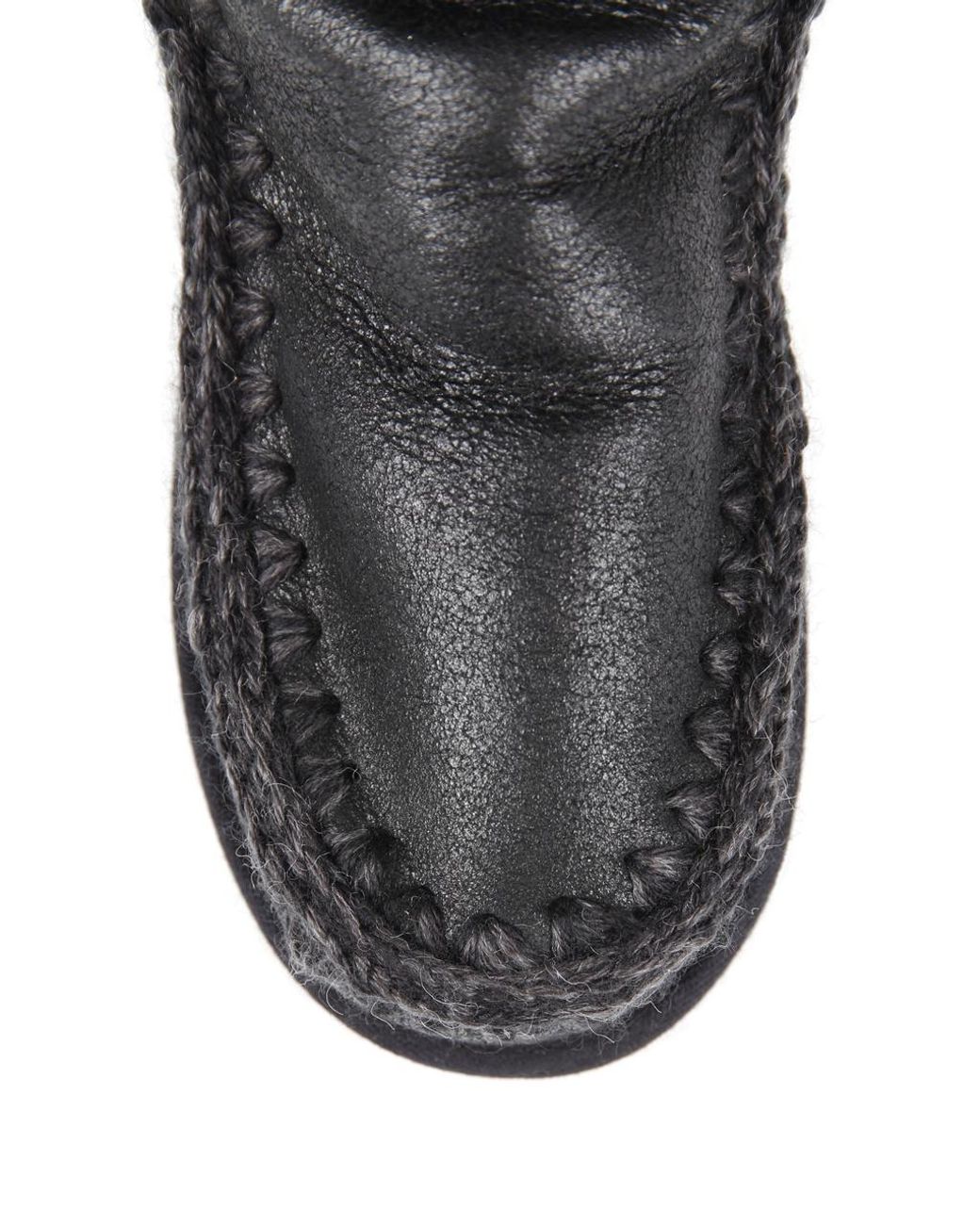 Mou Black Teen Eskimo Knee-High Boots