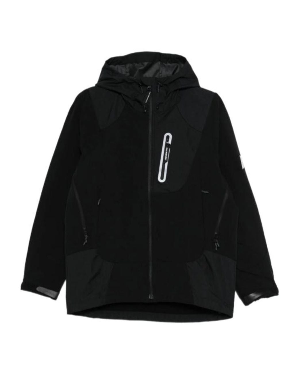 And Wander Black Stretch Shell Jacket for men