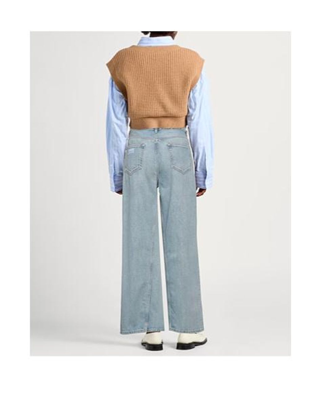 Ganni Blue Denim Trousers