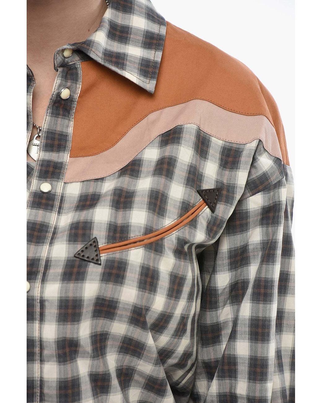 DSquared² Black Western Plaid Shirt