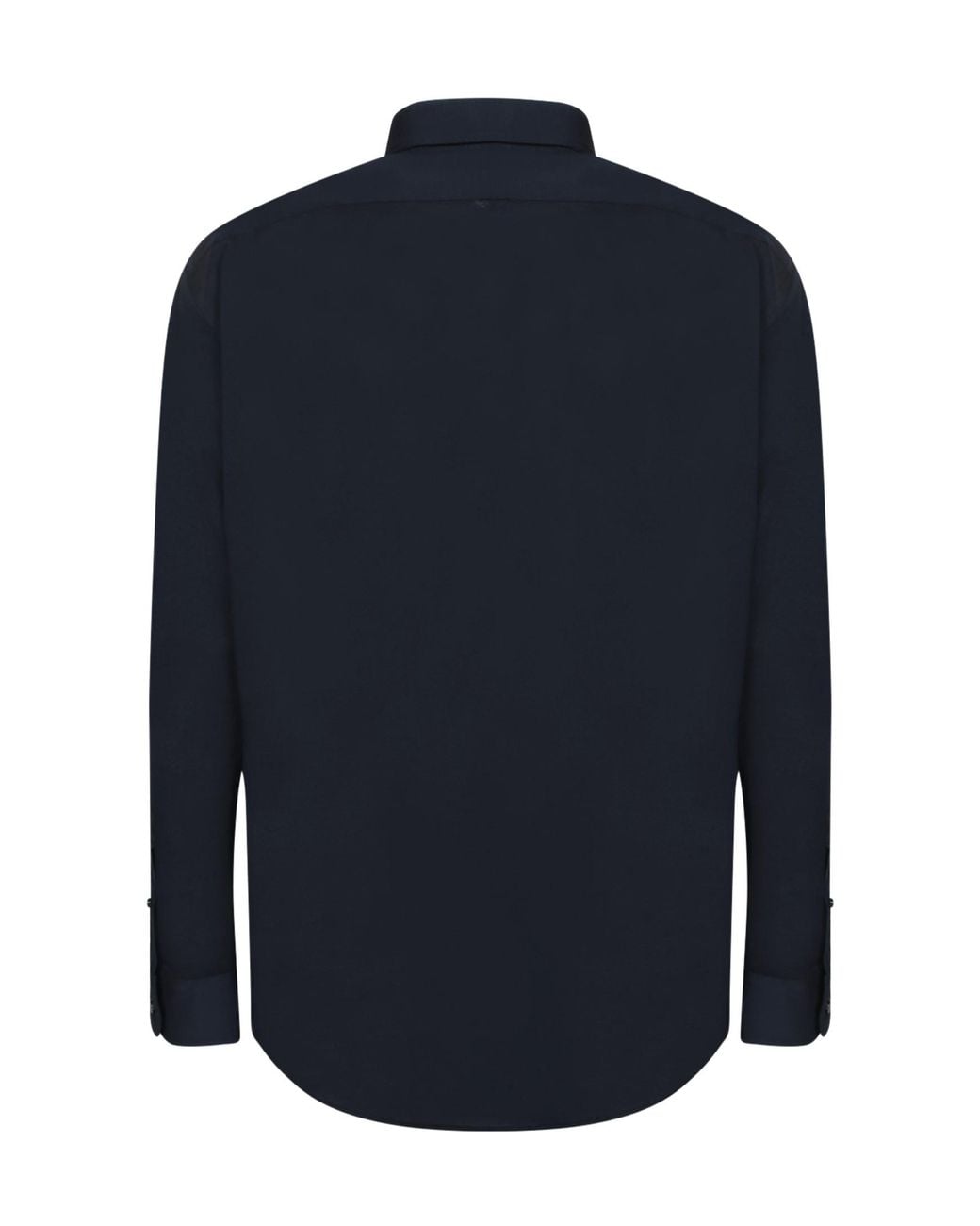 Zegna Blue Long Sleeved Buttoned Classic Shirt for men