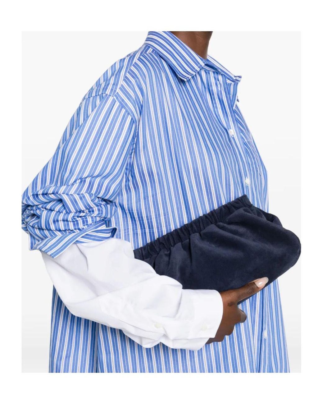 N°21 Blue Striped Pocket Shirt