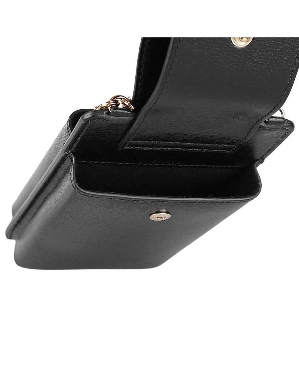 Ferragamo Black Bow Tie Mobile Phone Bag