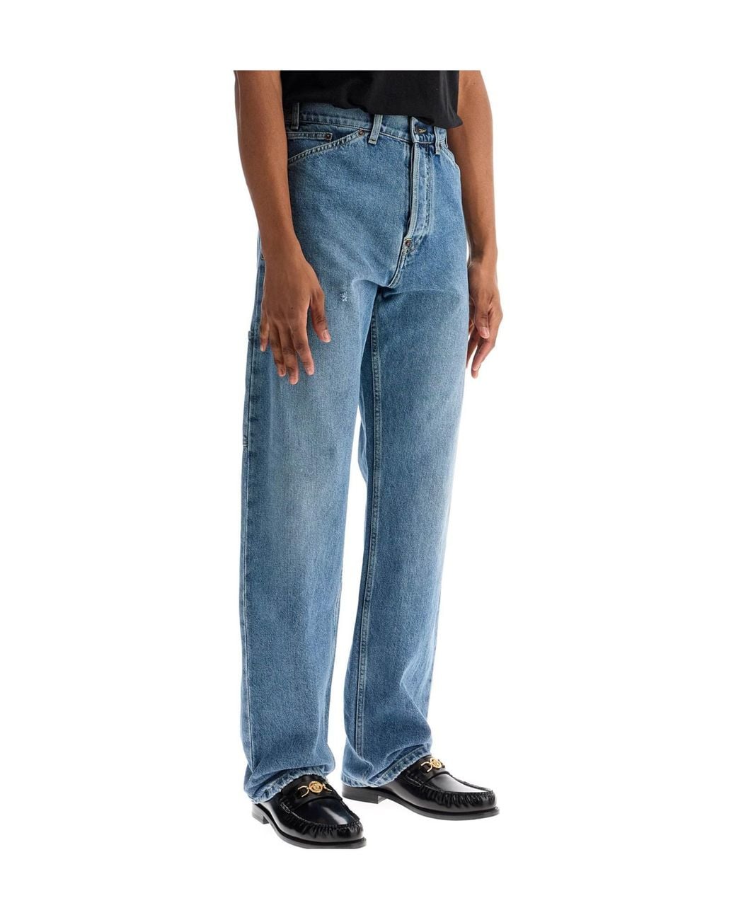 Moschino Blue Straight-Leg Jeans for men