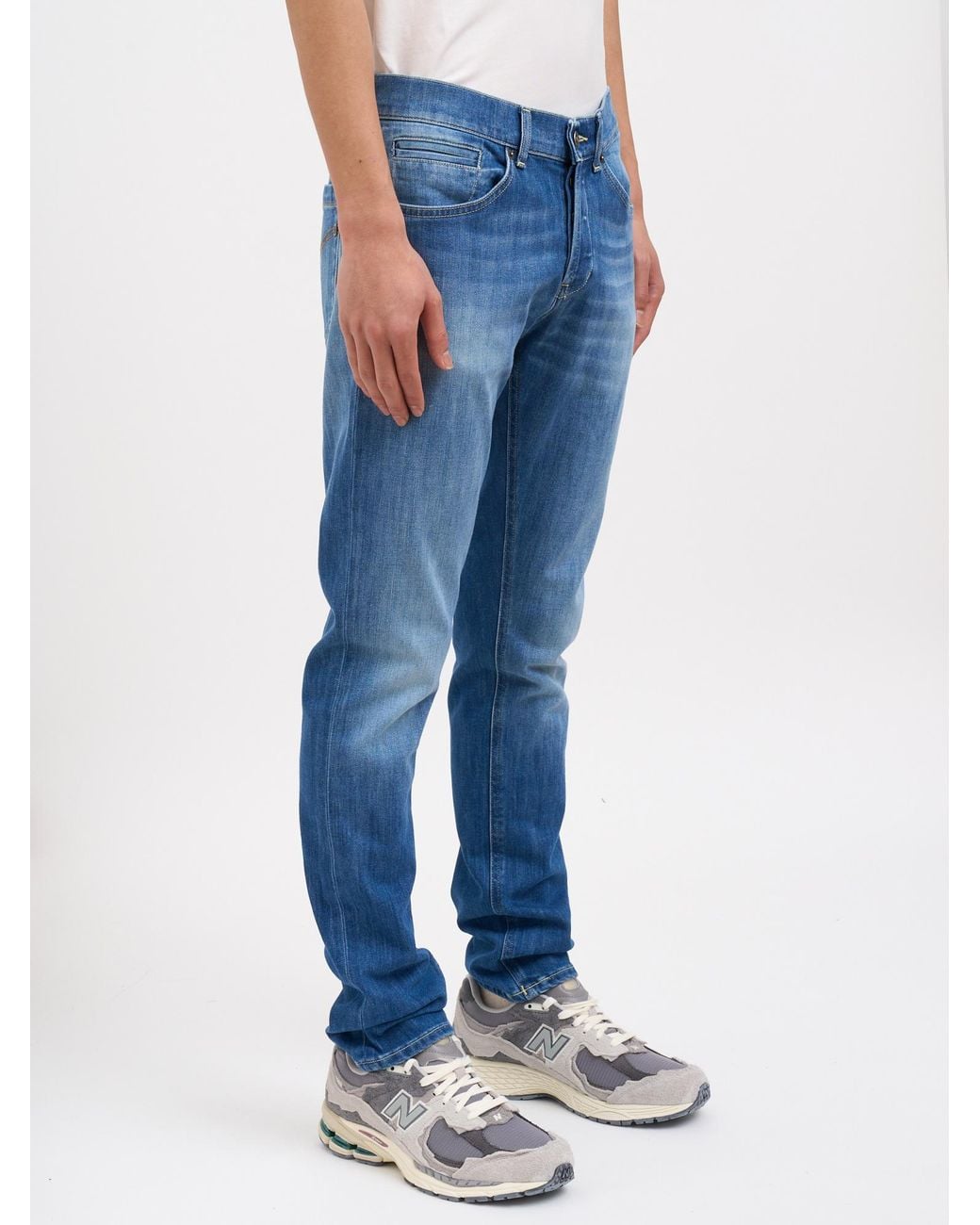 Dondup Blue Five-Pocket Jeans for men