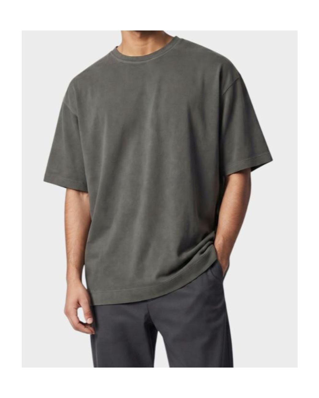 Massimo Alba Gray Short-Sleeved T-Shirt for men