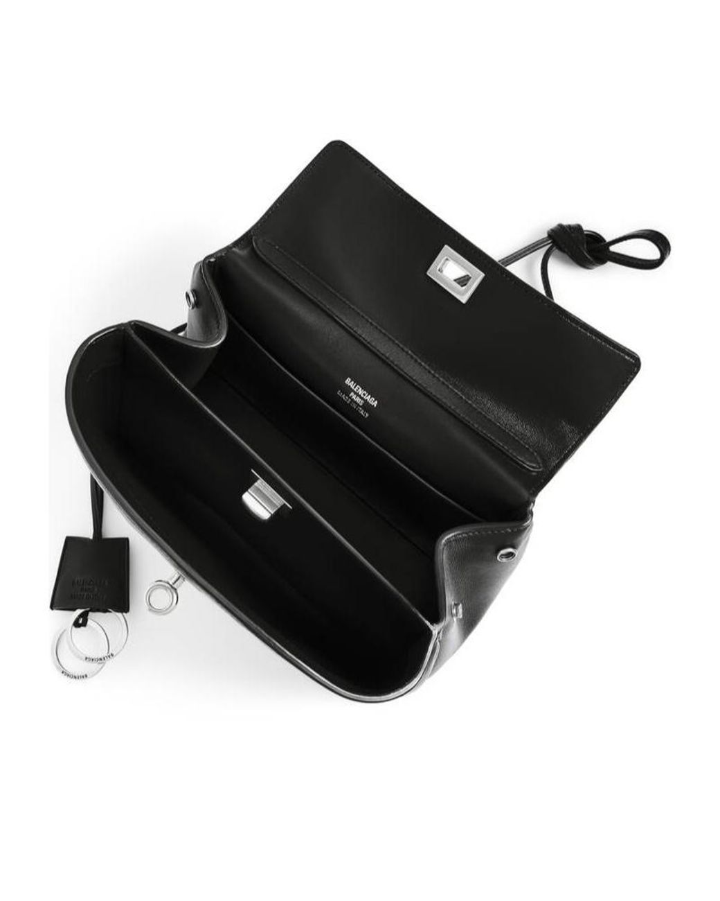 Balenciaga Black Rodeo Top Handle Handbag