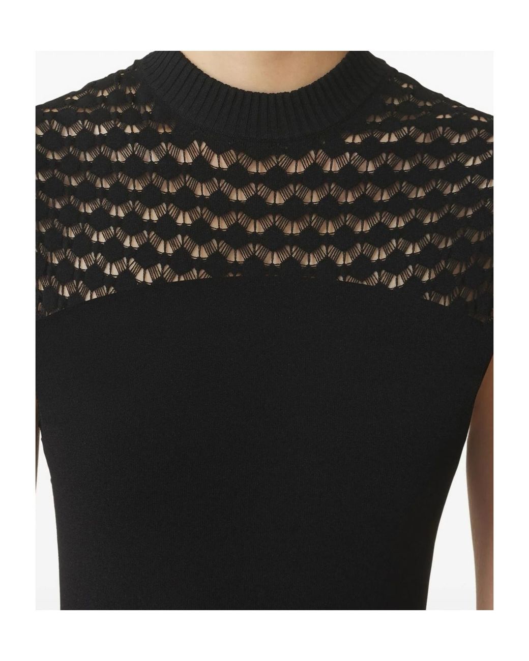 Lanvin Black Midi Dresses