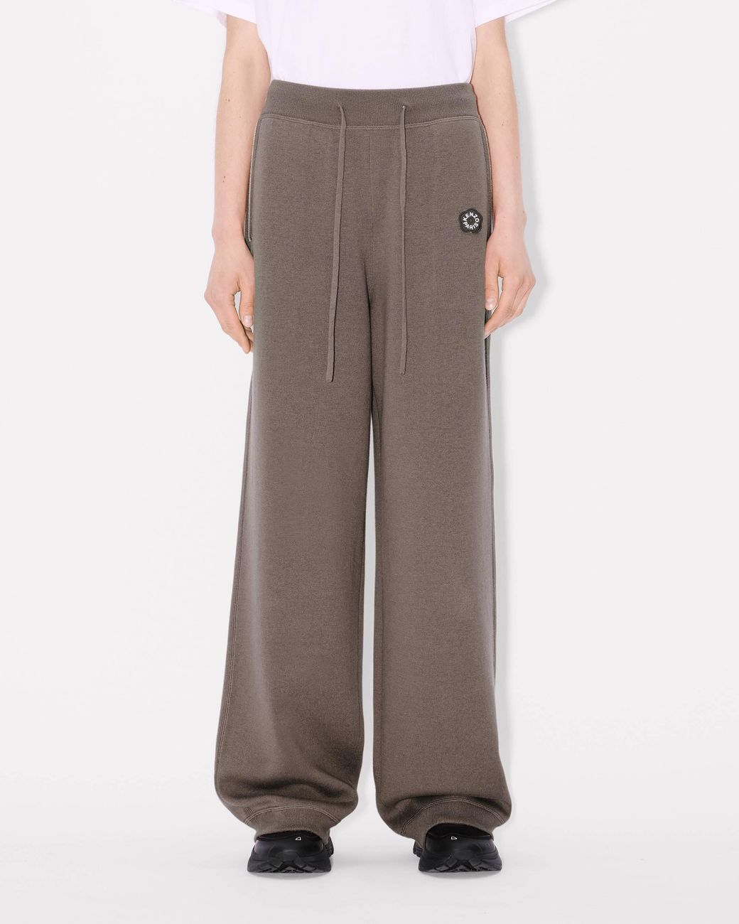 KENZO Brown Boke Flower 2.0 Embroidered Pants