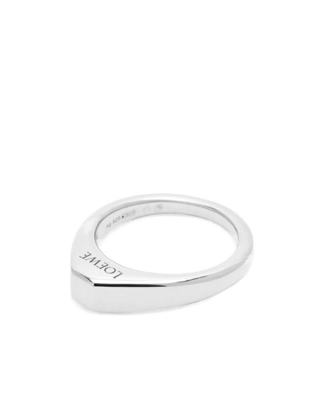 Loewe White Stirrup Ring