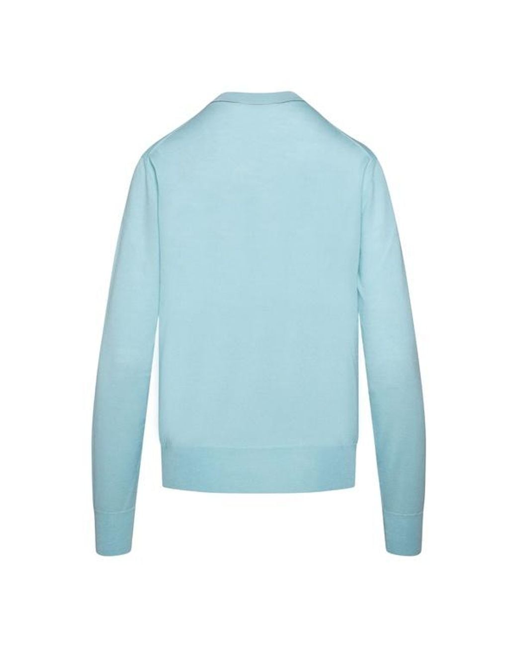 Bottega Veneta Blue Crew Neck Wool Jumper