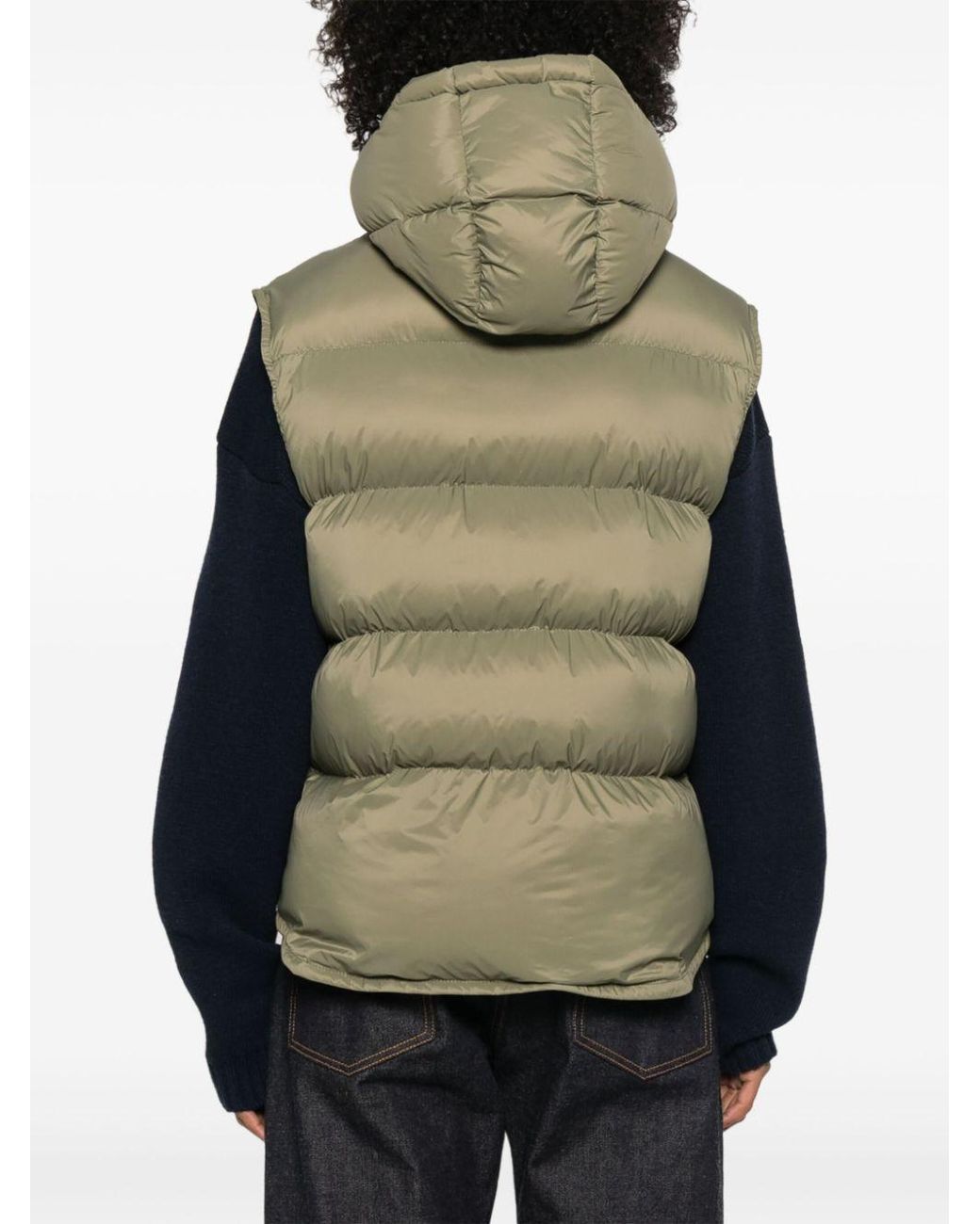 Céline Green Sleeveless Down Jacket