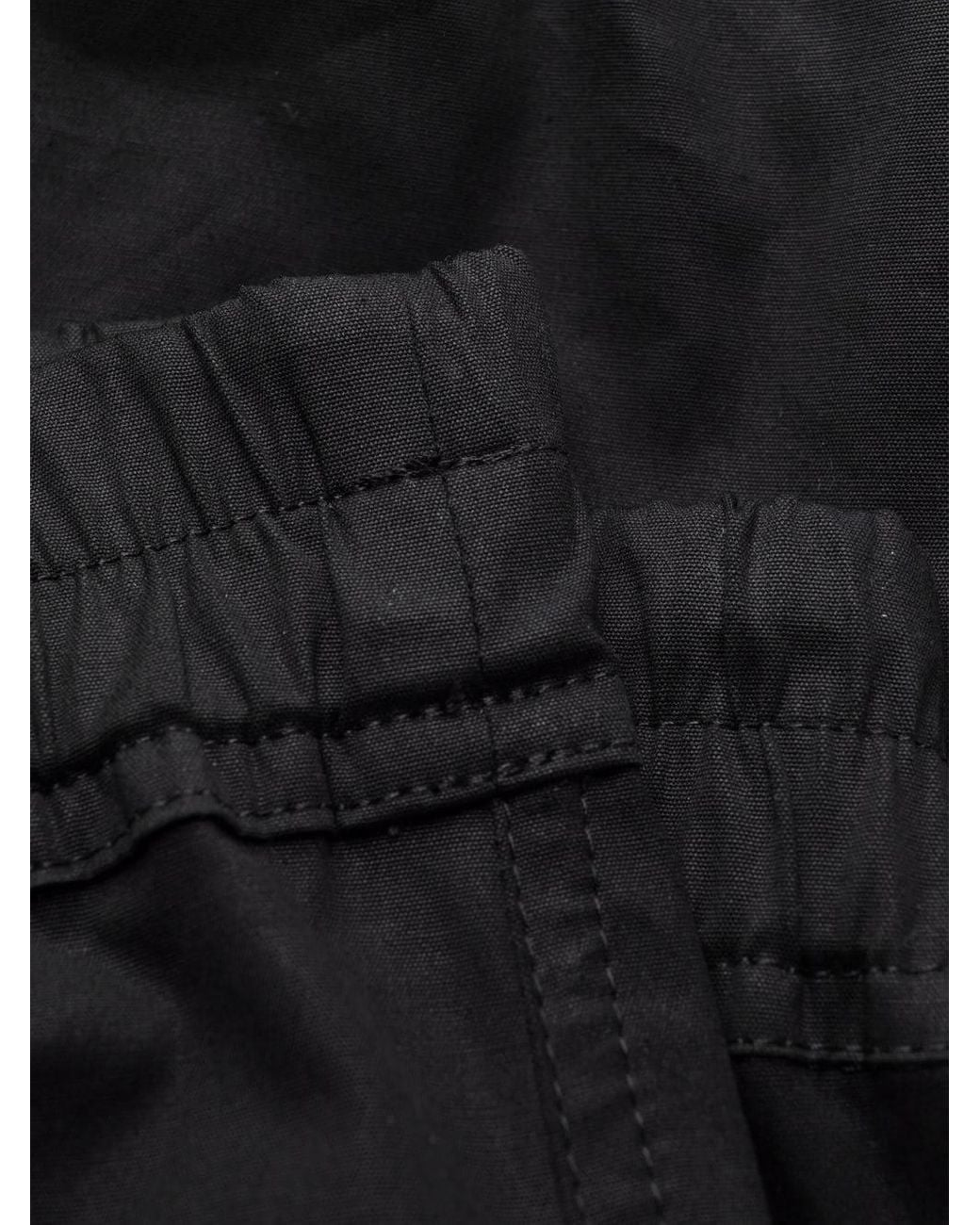 Rick Owens Black Mastodon Cargo Trousers for men