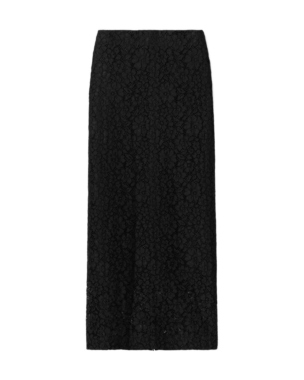 Proenza Schouler Black Jasmine Lace Maxi Skirt