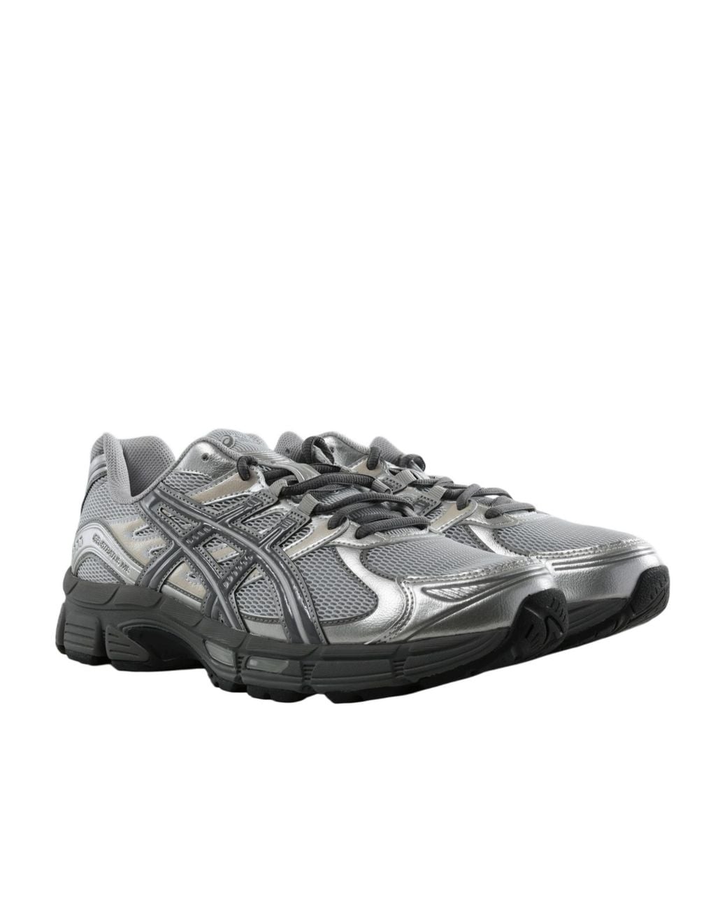 Asics Gray Gel-Stratus Mc Lace-Up Sneakers for men
