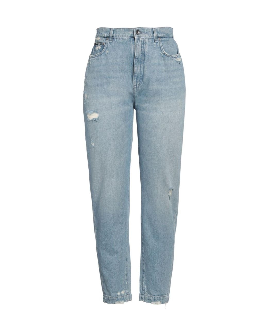 Dolce & Gabbana Blue Light-Colored Slim-Fit Jeans