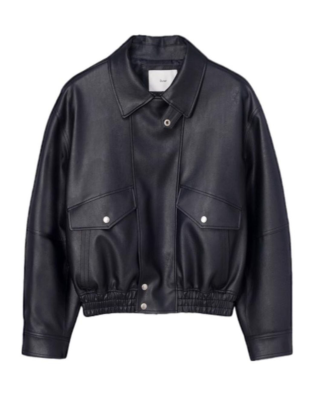 DUNST Black Giacca Cropped Zip-Up Jacket for men